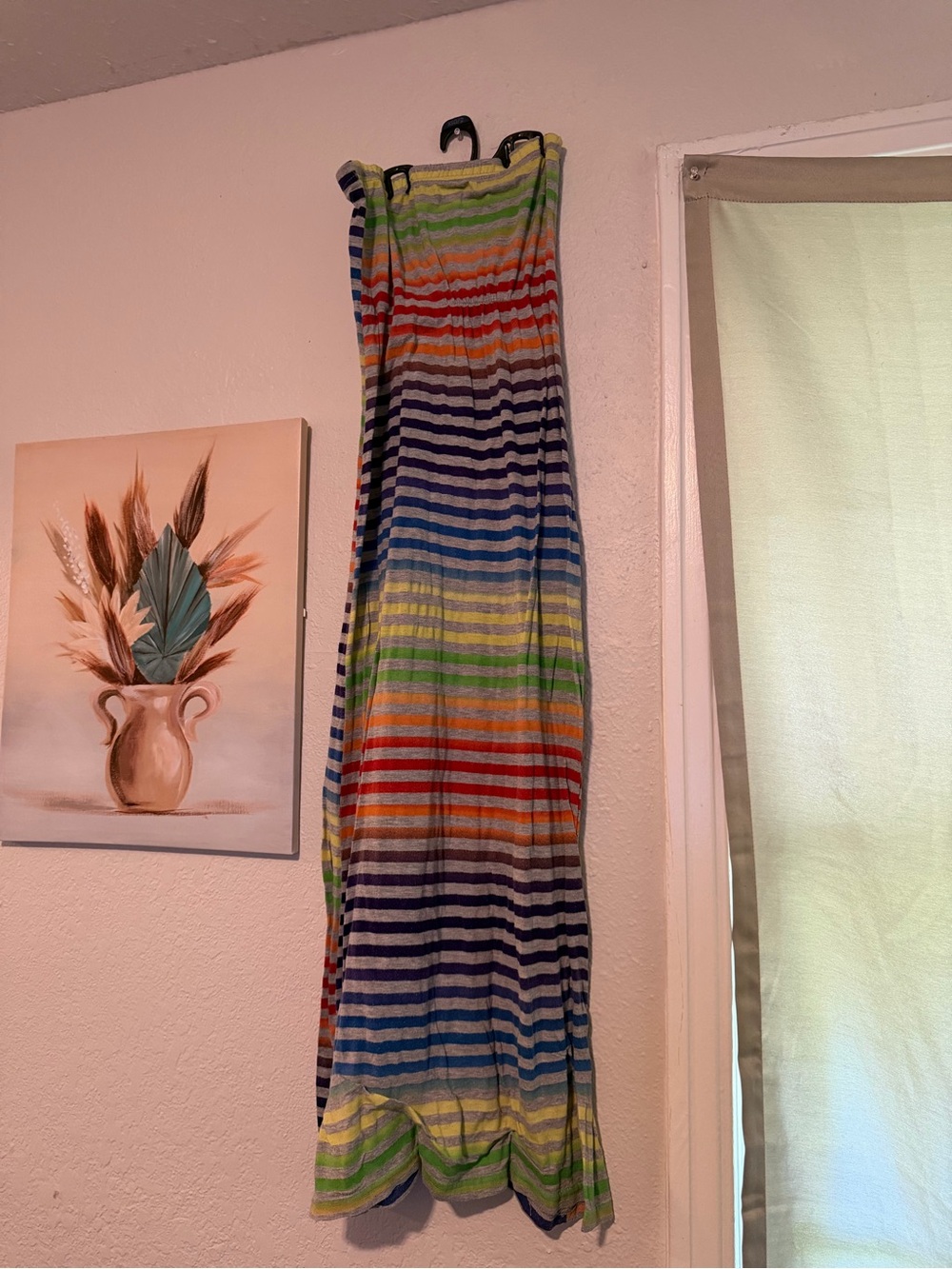 Colorful Striped Maxi Dress